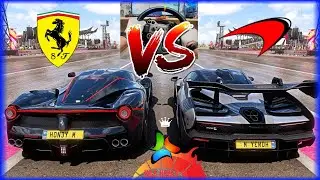 Ferrari LaFerrari vs McLaren Senna: FH5 Top Speed Battle Upgraded & Tuned