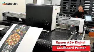 Corrugated Cardboard Digital Printer Working in Customer's Factory