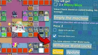NEW VEND SHOP & COLLECTING PROFIT !! | Growtopia