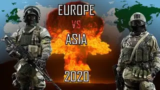 🔥 Europe vs Asia 2020 (Military Power Comparison)