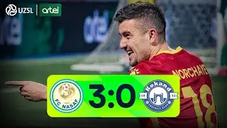 Superliga 25-tur. Nasaf - Qo&lsquo;qon-1912 bahsida kiritilgan gollar va xavfli vaziyatlar (Highlights)