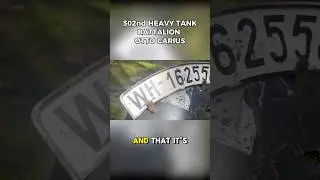 502ND Heavy Tank Battalion Otto Carius #metaldetecting #worldwar2 #metaldetector #ww2rebuilder #ww2
