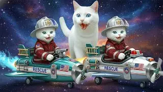 Mama Cat Trims fur on the Crazy animal Race !