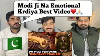 PM Modi performs ‘Dandavat Pranam’ at Shri Ram Janmaboomi Temple in Ayodhya |PAKISTANI REACTION