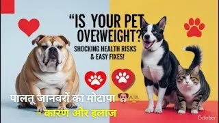 Pet Obesity Explained 🐶🐱 | Causes, Risks & Best Weight Loss Plans @vitalityhealthworks1  #pets