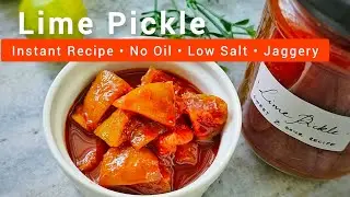 Save your USED Limes for this tasty LIME PICKLE!!