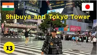RIDE TO TOKYO TOWER & SHIBUYA | JAPAN MOTO RIDE  WITH MSK | EP-13 | INDIAN IN JAPAN