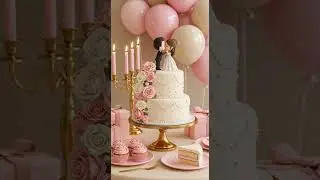 AI Magic: The Wedding Cake Kiss! 💋✨