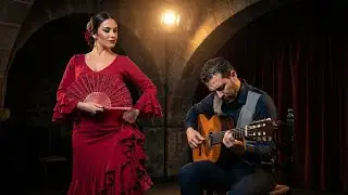 Golden Flamenco Sunset | Soothing Guitar Music for Tranquil Reflection and Peace