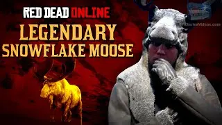 Red Dead Online - Legendary Snowflake Moose Location [Animal Field Guide]