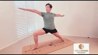 YogaDood - How to Use your Cork Yoga Mat with Alignment Lines