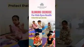 Screen time stress? Try this fun eye-blinking exercise for kids 👀✨ #HealthyEyes