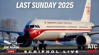 🔴 LIVE: Frost Takeoffs – Day 2 at Amsterdam Schiphol | Dec 28, 2025