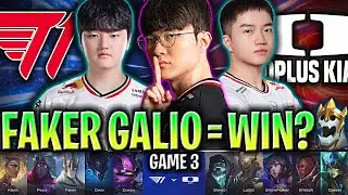 FAKER JUEGA SU PICK M&Aacute;GICO CON T1! 😱INVENCIBLE?🔥 | T1 vs DK Game 3 LCK CUP 2026 en ESPA&Ntilde;OL