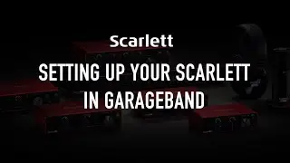 Настройка Scarlett в GarageBand