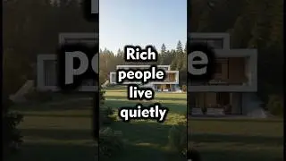 Why Rich People Live Quietly. #luxury #wealth #richpeopleliving #quietluxury