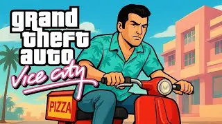 GTA Vice City &ndash; Delivering Pizzas Like a Pro! 🍕