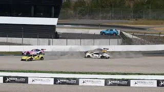 GT World Challenge Iron Lynx Ferrari Crash Hockenheim 2022