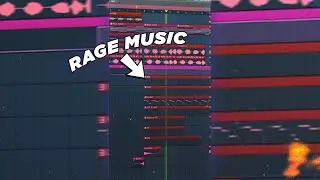 How To Make RAGE BEATS From SCRATCH In 1 MINUTE #shorts #misstherage #producer #flstudio #music