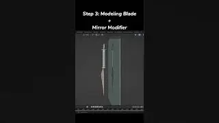 Modelling Ninja Kunai in Blender, comment what I should model next! #blender3d #blender #3dmodeling