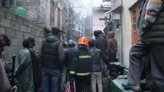 Timely Firefighting Prevents Spread of Fire at Shaheed Gunj in Srinagar 
