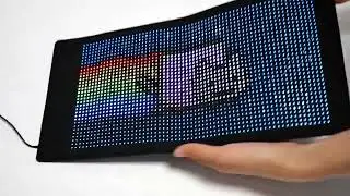 PU FILM & DRIP GLUE FLEXIBLE LED DISPLAY