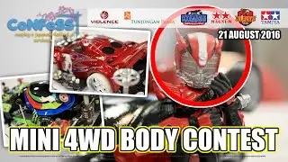 ミニ四駆 TAMIYA KAMEN RIDER DRIVE?! EMANG ADA?! Mini 4WD Body Contest at Confess Surabaya 2016