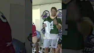 Brett Favre throwing bombs