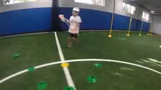 A-Game Sports Lacrosse Training - Dodging from Behind the Net