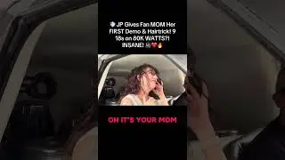 💨 JP Gives Fan MOM Her FIRST Demo & Hairtrick! 9 18s on 80K WATTS?! INSANE! 🔊 #down4sound  #loudaf
