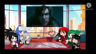 chicas de MHA , rías y kurome  react to deku Is  leon s kennedy   Gmv (zombie)
