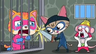 Cat Burglar please release Ginny!!!! | SuperKitties Funny Animation