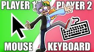 I control the keyboard and he controls the mouse