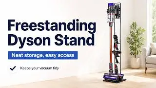 Ultimate Dyson-Compatible Handstick Vacuum Stand | Portable, Sturdy, & Easy Storage!