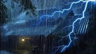 Heavy Rain & ☔🌦️Thunder Sounds Live Stream &ndash; Deep Sleep, Insomnia Relief, Relaxation & Calm Night