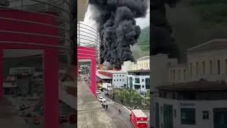 Die Brandlast von E Auto Batterien & wie hier in Ladestationen am 08.05.2024 in Bozen ( S&uuml;dtirol )