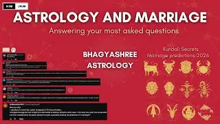 The Truth About Marriage Astrology : Answering Your Top Questions @bhagyashreeastro