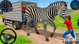 Animal Cargo Truck Driving Game 3D - Animal Transport Cargo Truck 2024 - Android Gameplay