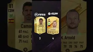 WOLFSBURG EVOLUTION?! 📈 FIFA 18 vs FIFA 24! #shorts #football