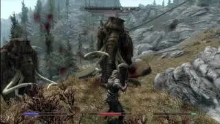Skyrim - When Animals Attack (Dual Mammoth)