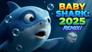 Baby Shark Song 2025 (Remix) |Kids songs | Baby Shark Swim Swim Swim | Animal Songs | HashuTvforKids