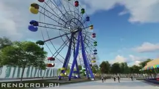Концепт Парка развлечений (LUMION6)