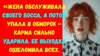 Жена обслуживала своего босса, а затем крах кармы сильно ударил. Ее поворот ошеломил всех.