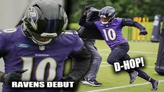 DeAndre Hopkins 'D-HOP' 🔥 Makes RAVENS DEBUT @ OTA's 😳  Full Highlights
