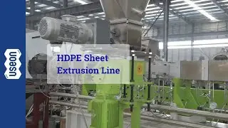 HDPE Sheet Extrusion Line, SAT85 Twin Screw Extruder