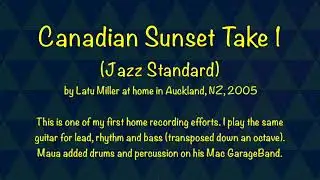 Canadian Sunset (Alternate) - Wes Montgomery Bossa Cover | Latu Miller