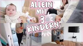 Allein mit Neugeborenem & 2 Kindern 🤪 • Wie ist es mit 3 Kindern? • Maria Castielle