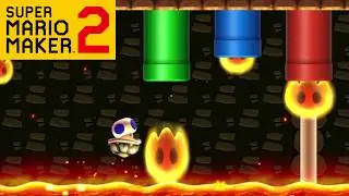 Revisiting Old Castle Gimmicks! - Mario The Eternal Star World 8 - Super Mario Maker 2