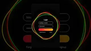 Modern login form made with only HTML & CSS - Transparent Login Form | #coding #webdevelopment #css