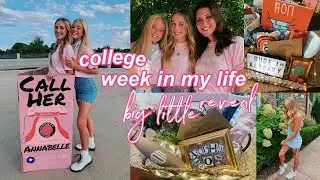 college week in my life: sorority big little reveal!